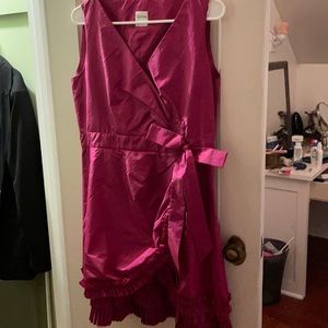 Red Valentino cocktail dress in magenta/pink